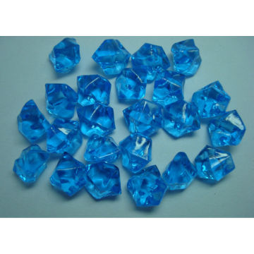 wholesale colored acrylic ice stone, royal blue